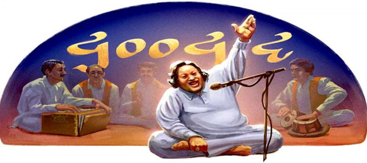 Google dedicates doodle to Nusrat Fateh Ali Khan